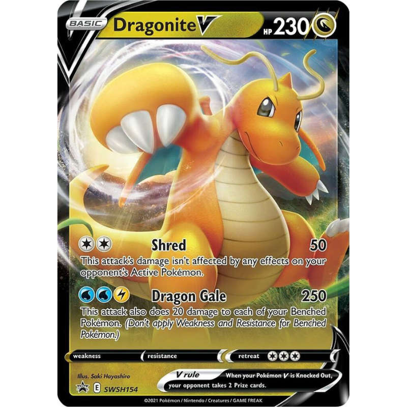 Dragonite V - Sword & Shield Promo Cards #SWSH154