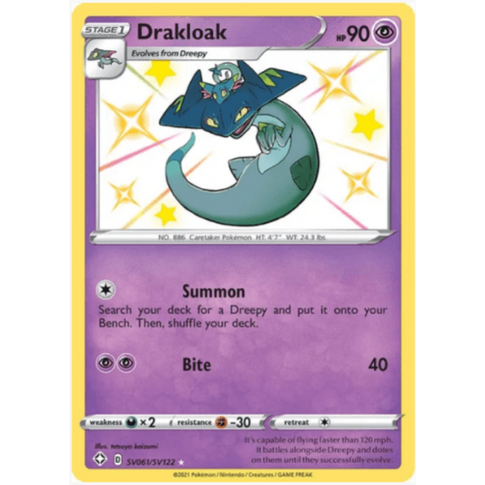 Drakloak - Shining Fates: Shiny Vault #SV061/SV122