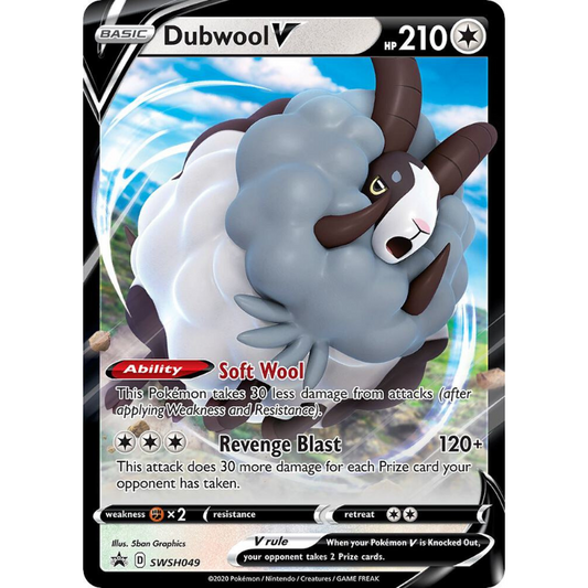 Dubwool V - Sword & Shield Promo Cards #SWSH049