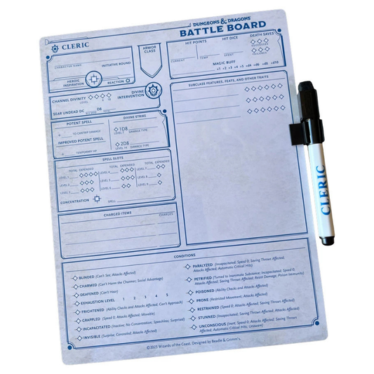 Dungeons & Dragons: 5E: Battle Board: Cleric