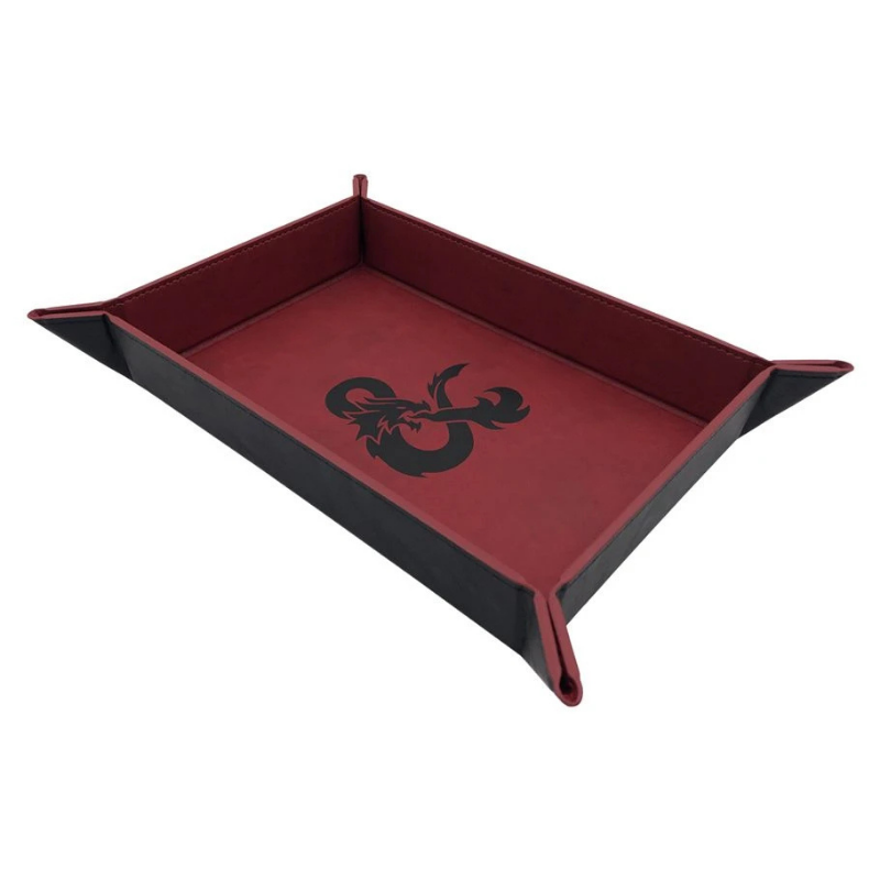 Dungeons & Dragons: Dice Tray: Foldable Red/Black