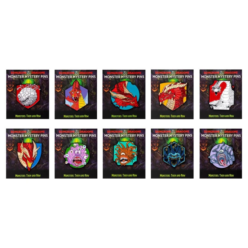 Dungeons & Dragons: Monster Mystery Pins