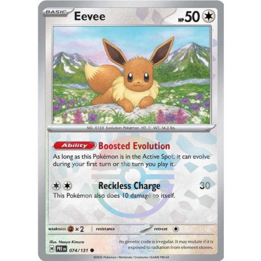 Eevee (Poke Ball Pattern) - Prismatic Evolutions #074/131
