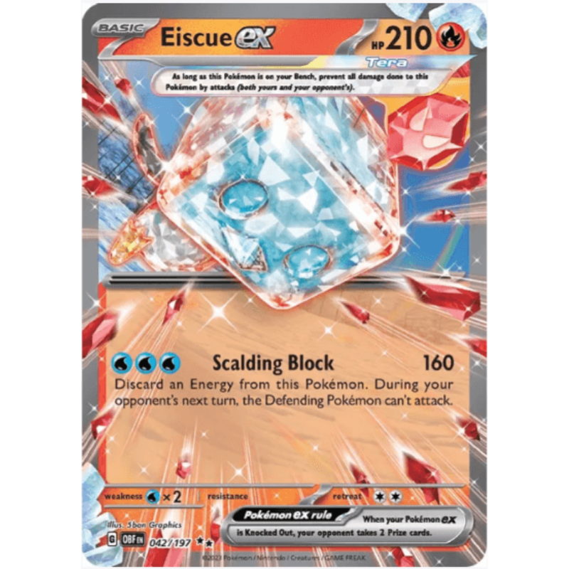 Eiscue ex - Obsidian Flames #042/197