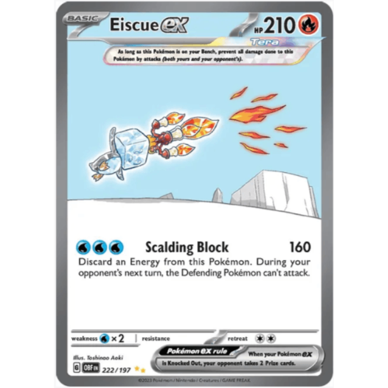 Eiscue ex - Obsidian Flames #222/197