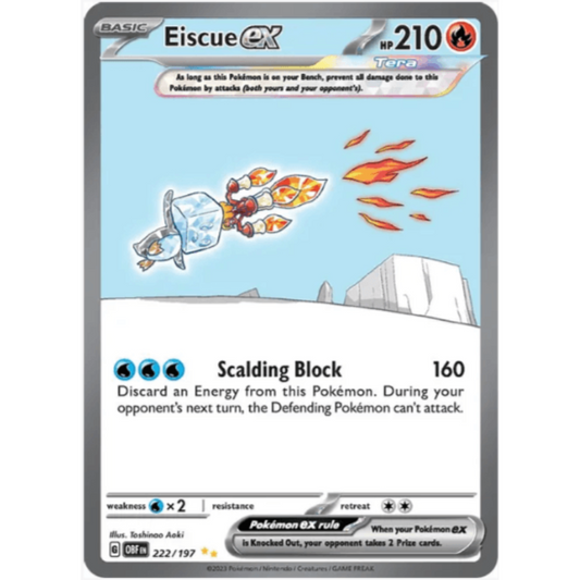 Eiscue ex - Obsidian Flames #222/197