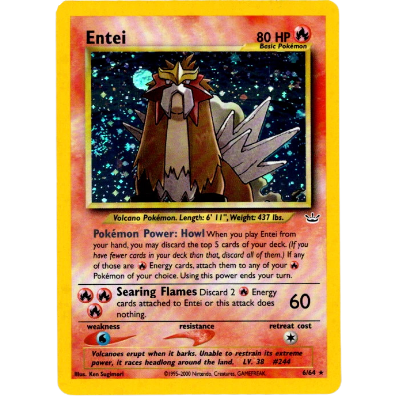 entei pokemon card 6 64 Pokémon oos-online Deck:FFX Counter Blitz 15/98 / Holo Rare Pokémon TCG Pocket: Best