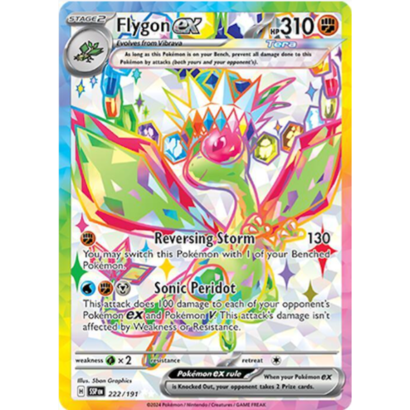 Flygon ex - Surging Sparks #222/191