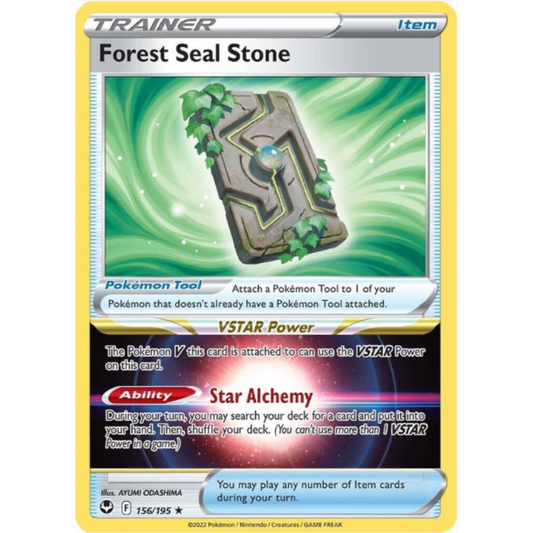 Forest Seal Stone - Silver Tempest #156/195