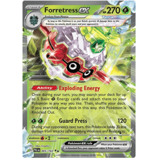 Forretress ex - Paldea Evolved #005/193