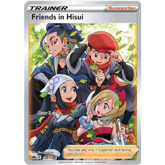 Friends in Hisui (Full Art) - Crown Zenith #148/159