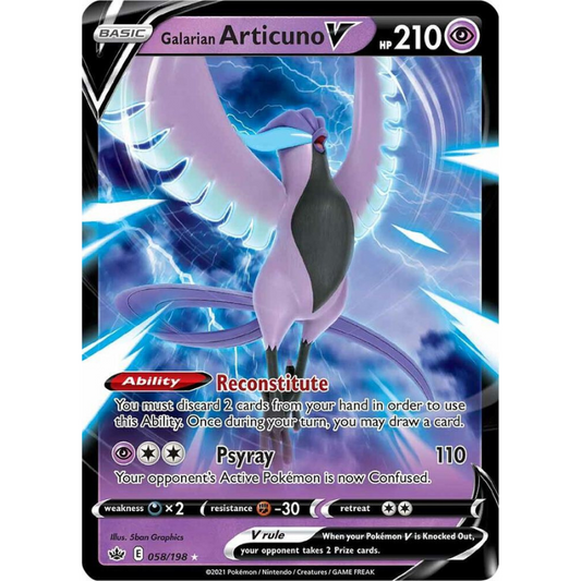 Galarian Articuno V - Chilling Reign #058/198