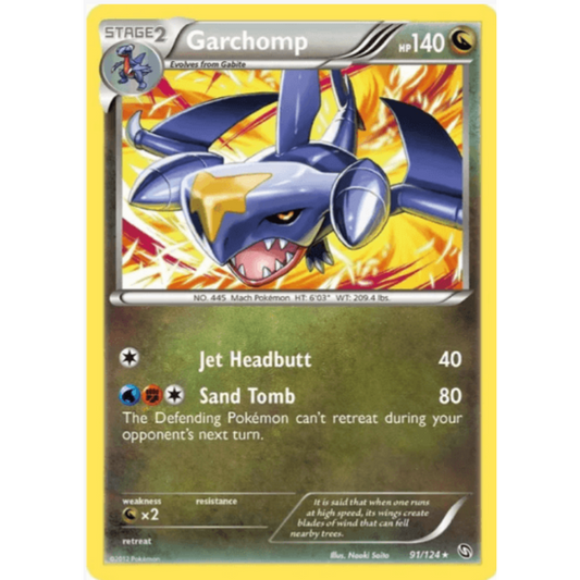 Garchomp - 91/124 (Cosmos Holo) - Blister Exclusives