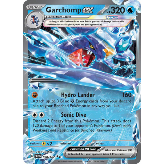Garchomp ex - Paradox Rift #038/182