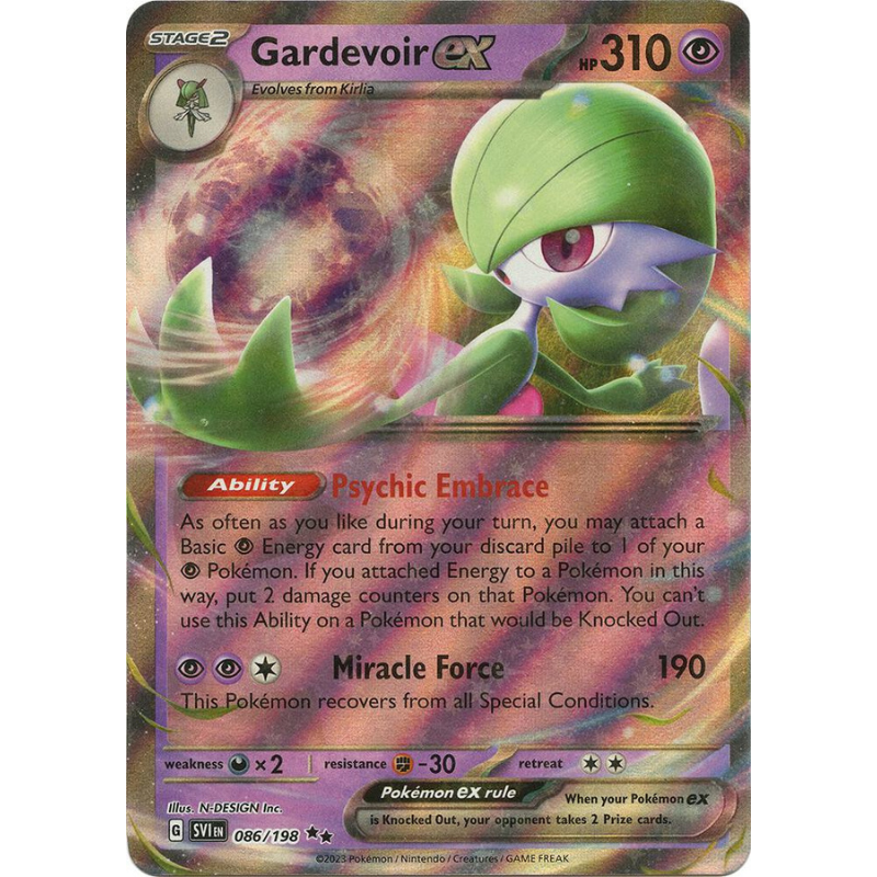 Gardevoir ex - Scarlet & Violet Base Set #086/198