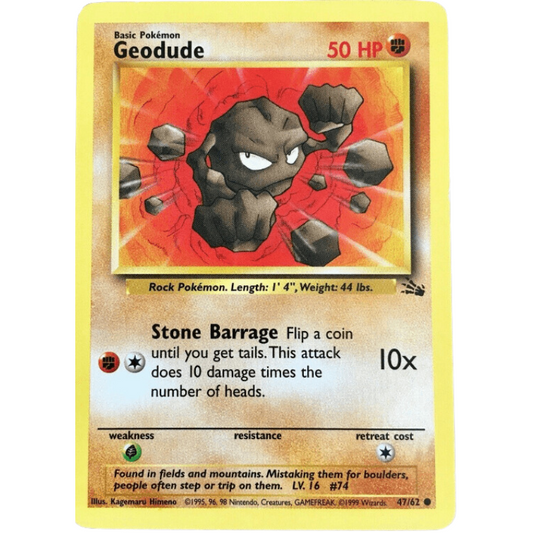 Geodude - Fossil #47/62