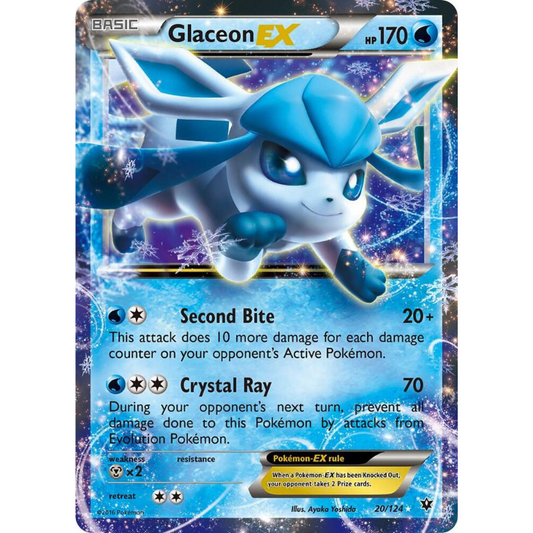 Glaceon EX - Fates Collide #20/124