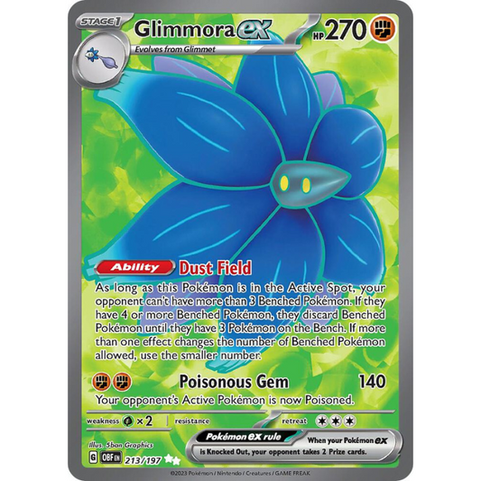 Glimmora ex - Obsidian Flames #213/197