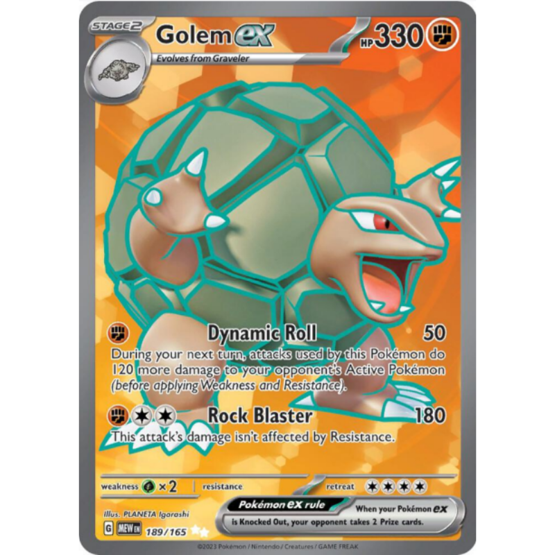 Golem ex - Scarlet & Violet 151 #189/165