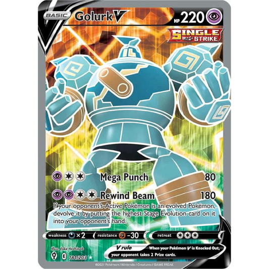 Golurk V (Full Art) - Evolving Skies #181/203
