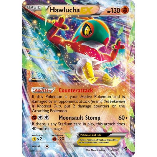 Hawlucha EX - Furious Fists #64/111