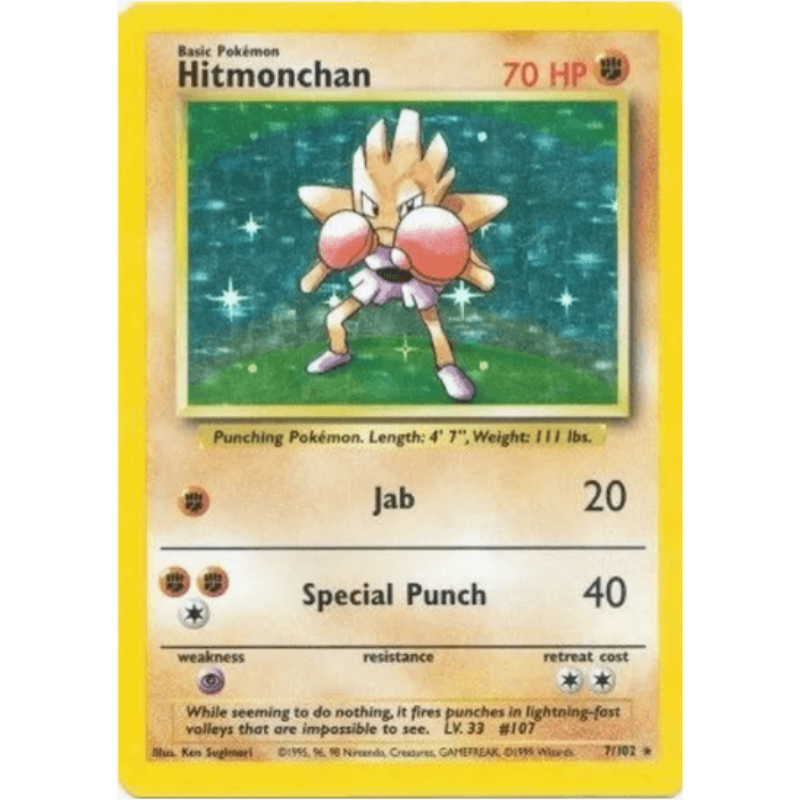 Hitmonchan - Base Set #007/102