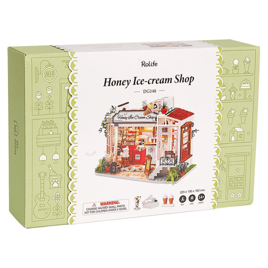 Honey Ice-cream Shop - Rolife DIY Miniature