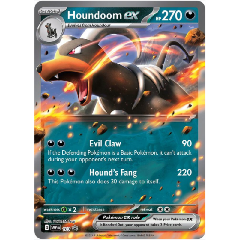 Houndoom ex - Scarlet & Violet Promo Cards #103