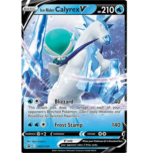 Ice Rider Calyrex V - Sword & Shield Promo Cards #SWSH130