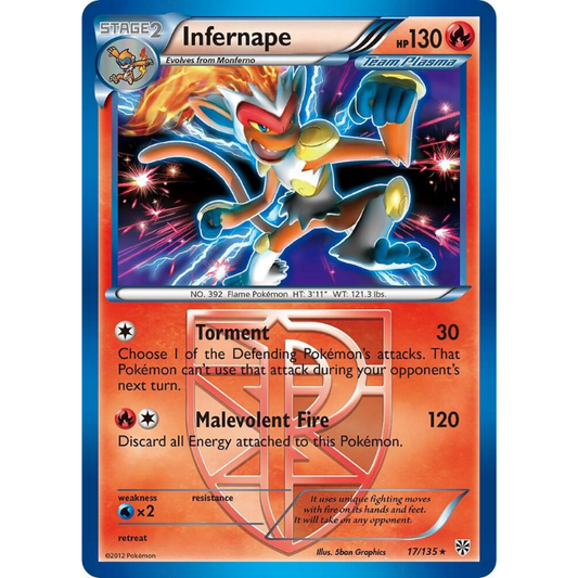 Infernape (Team Plasma) - Plasma Storm #17/135