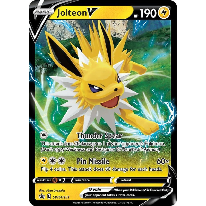 Jolteon V - Sword & Shield Promo Cards #SWSH151