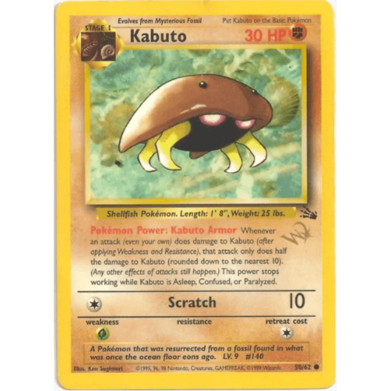 Kabuto [W Stamped] - WoTC Promo Fossil #50/62