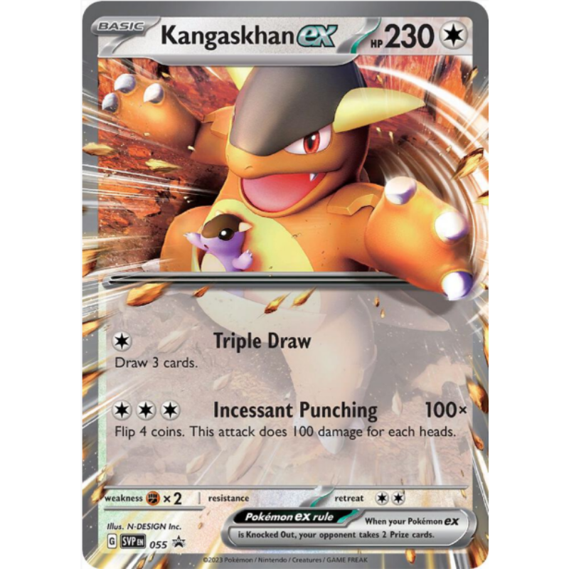 Kangaskhan ex - Scarlet & Violet Promo Cards #055