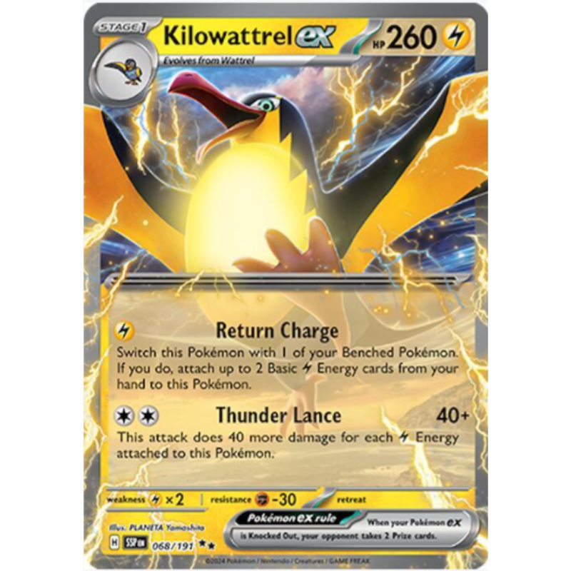 Kilowattrel ex - Surging Sparks #068/191