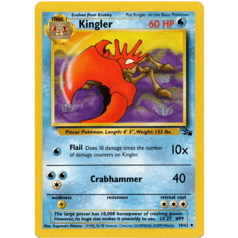 Kingler - Fossil #38/62