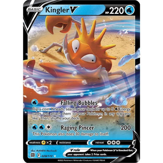 Kingler V  - Brilliant Stars #028/172