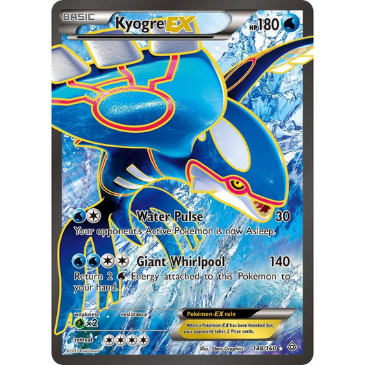 Kyogre EX (148 Full Art) - Primal Clash #148/160