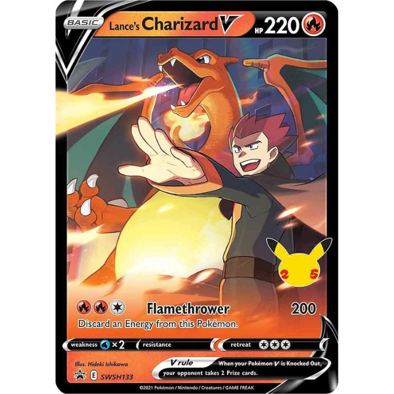 Lance's Charizard V - Sword & Shield Promo Cards #SWSH133