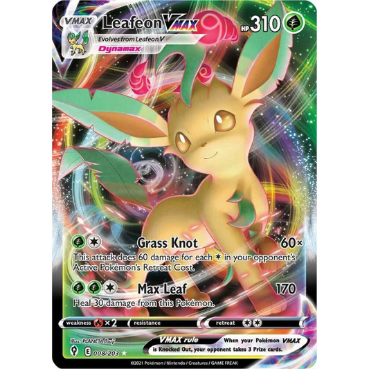 Leafeon VMAX - Evolving Skies #008/203