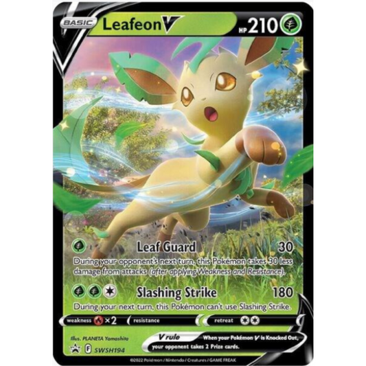 Leafeon V - Sword & Shield Promo Cards #SWSH194