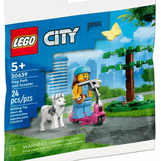 Lego City Dog Park & Scooter Building Kit 30639