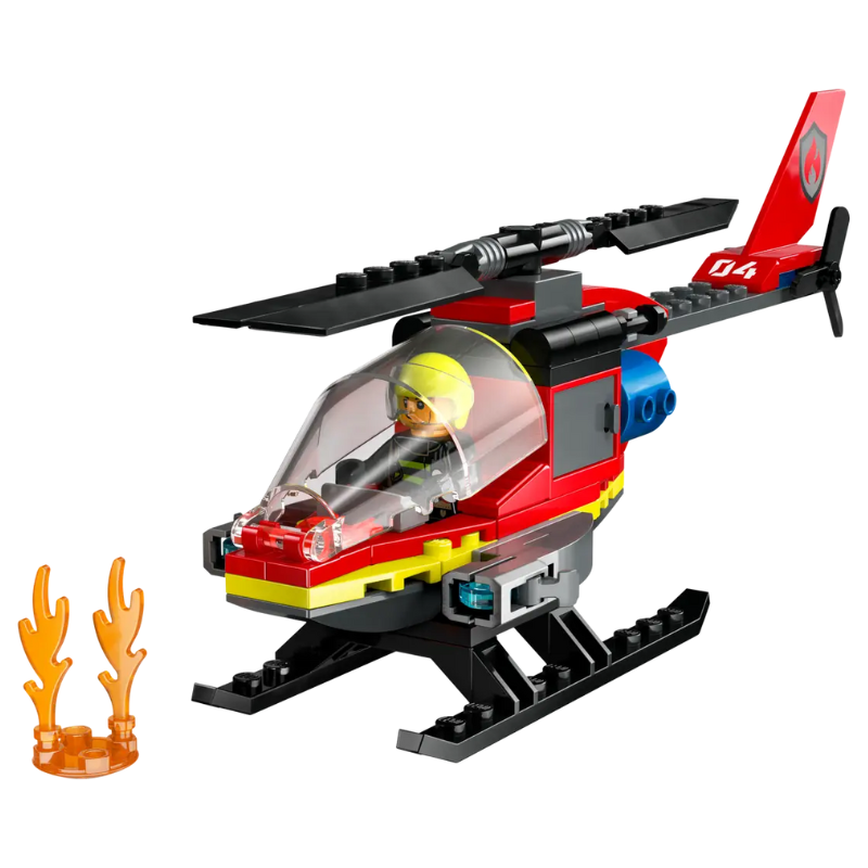 Lego City Fire Rescue Helicopter 60411