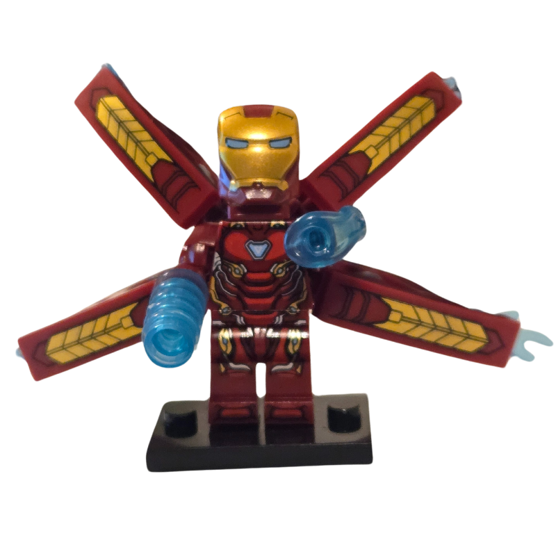 Custom Lego Compatible Iron Man Minifig