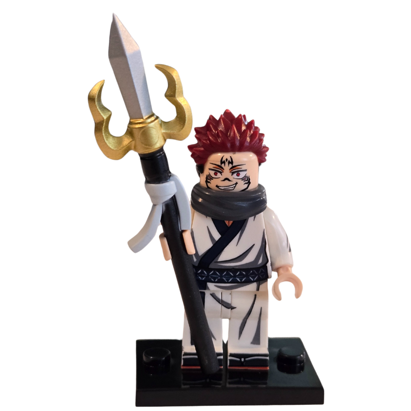 Custom Lego Compatible Jujutsu Kaisen Ryomen Sukuna Minifig