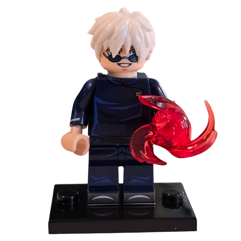 Custom Lego Compatible Jujutsu Kaisen Satoru Gojo Minifig