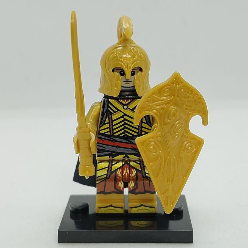 Lego Compatible Lord Of The Rings Galadhrim Warriors Elf Army Minifig - Sword and Shield v2