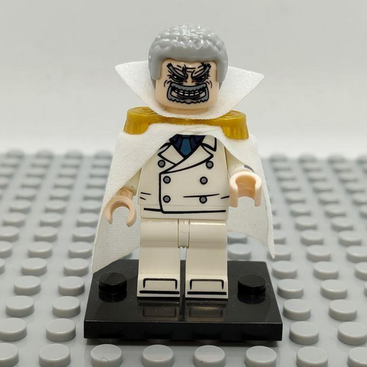 Lego Compatible One Piece Monkey D. Garp Custom Minifig