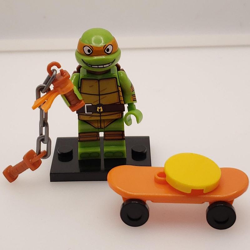 Lego Compatible TMNT Michelangelo Custom Minifig