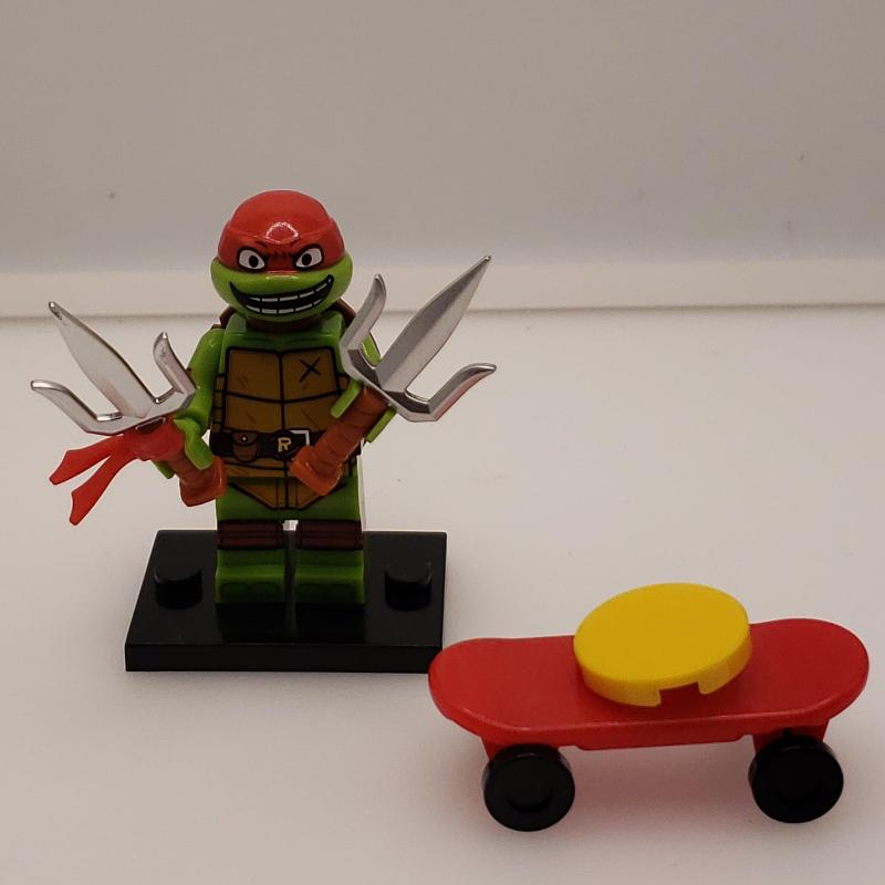 Lego Compatible TMNT Raphael Custom Minifig