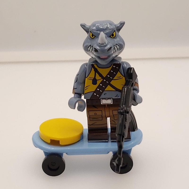 Lego Compatible TMNT Rocksteady Custom Minifig